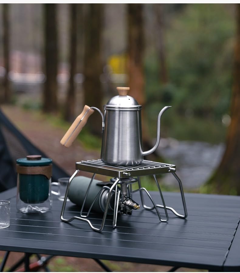 Takelablaze Camp Grill Portable Outdoor Grill Stainless Steel Folding Compact BBQ Camping Hiking Picnics - Image 5
